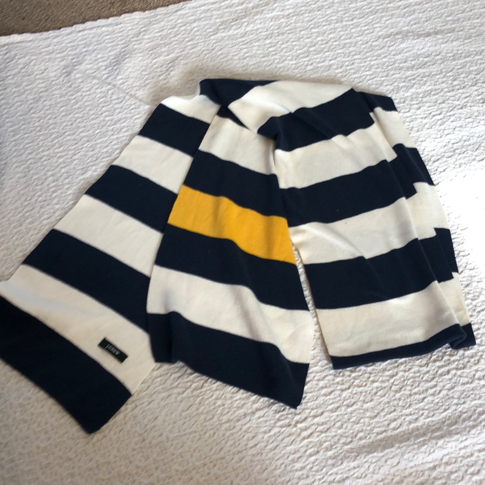 JCrew striped scarf